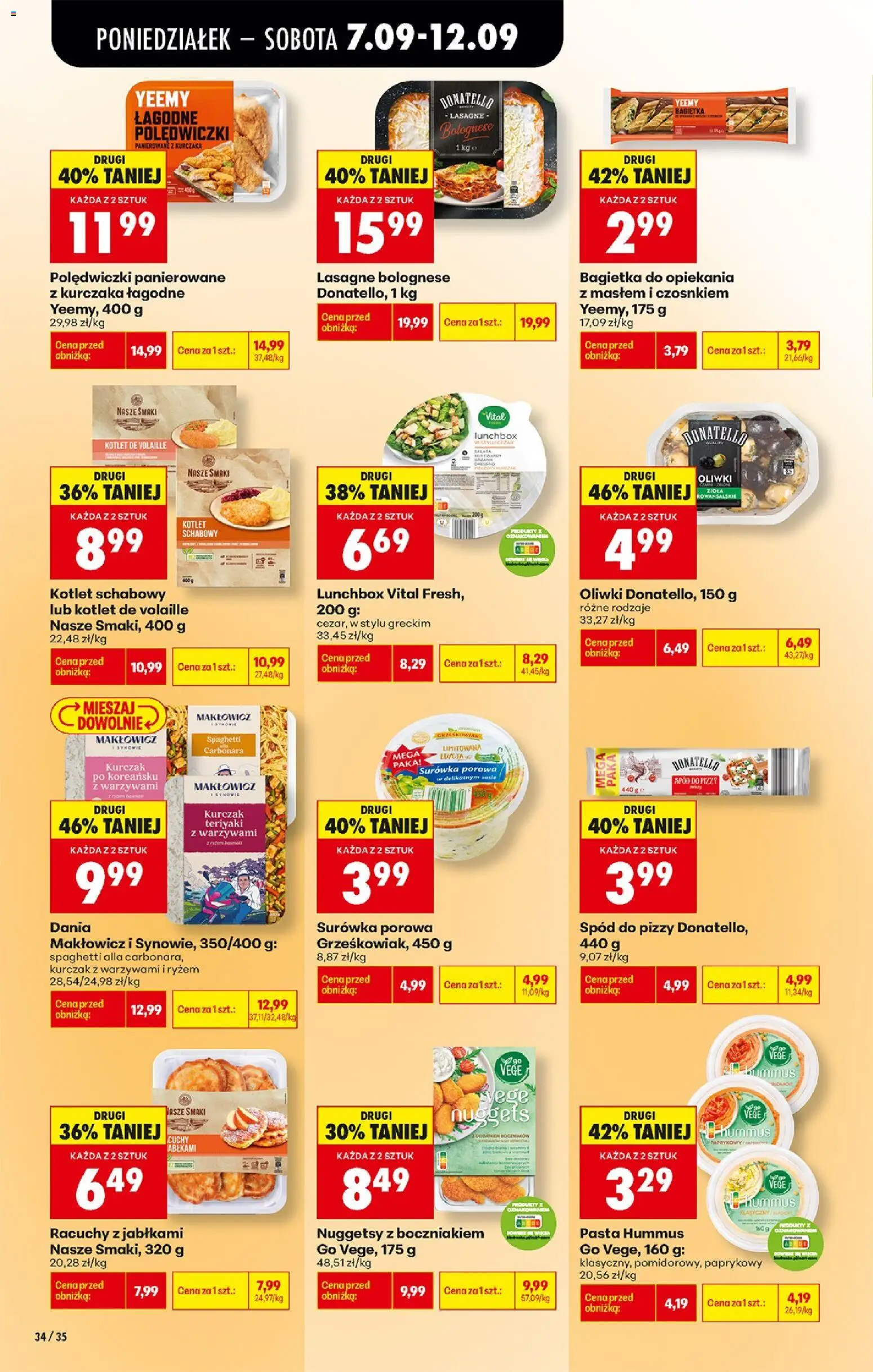 Biedronka Polsko leták od 07.09.2026 | Strana: 46 | Produkty: Hummus, Lasagne