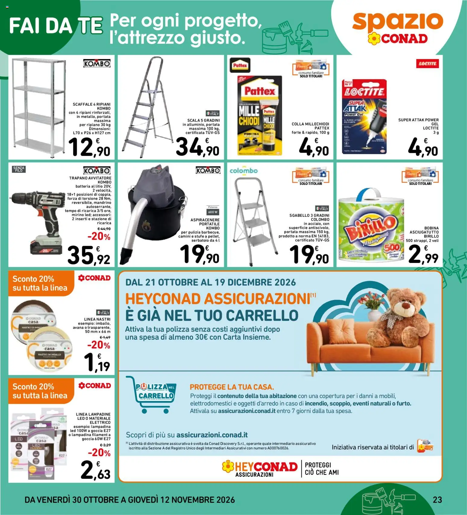 Volantino Spazio Conad del 30/10/2026 | Pagina: 23