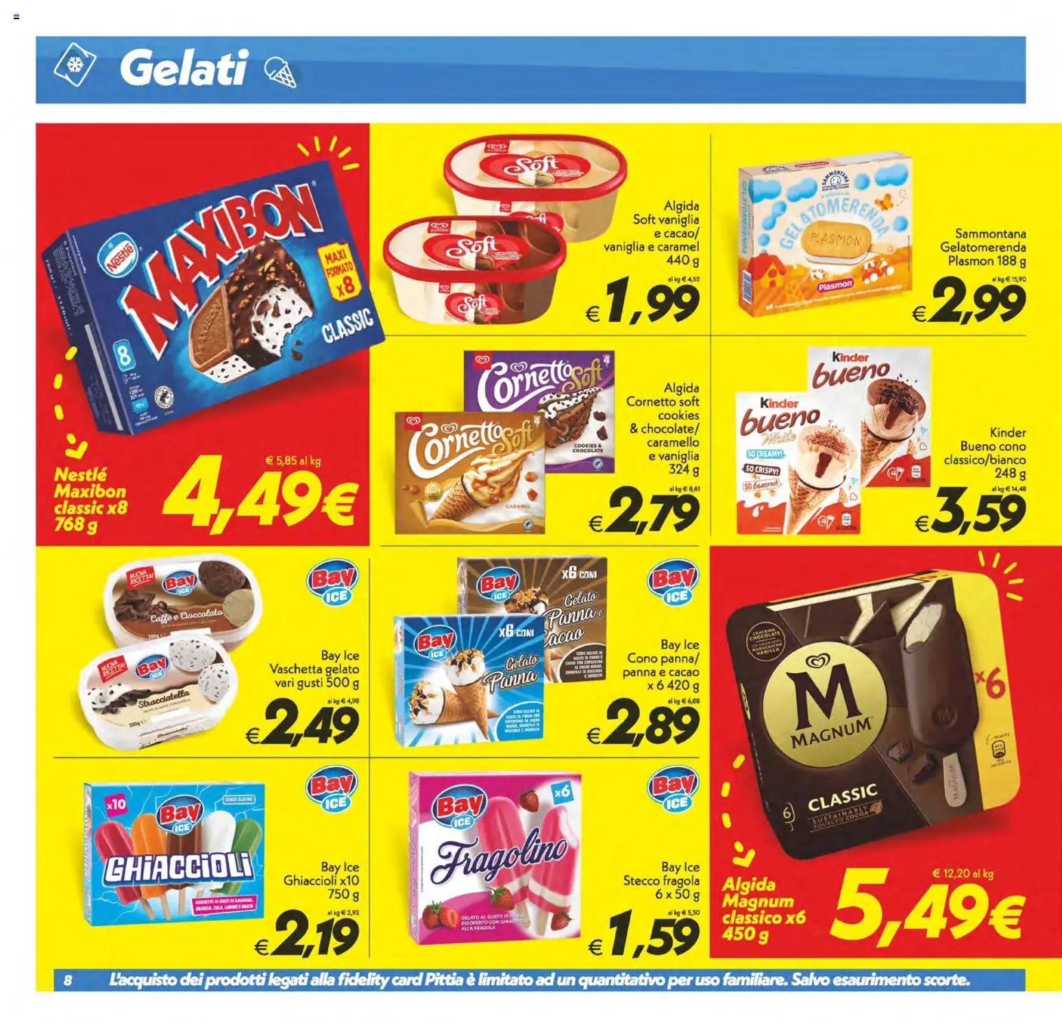 Volantino SuperConveniente del 30/06/2026 | Pagina: 8 | Prodotti: Caffè, Cornetto, Panna, Stracciatella