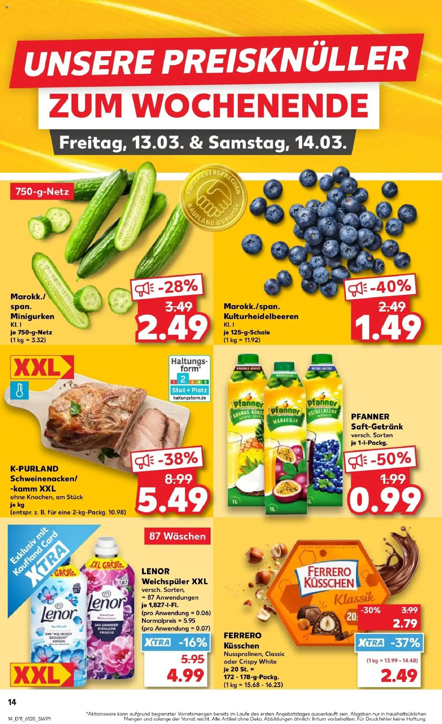 Kaufland Prospekt Meppen	 – gültig ab 09.03.2026 | Seite: 26 | Produkte: Lenor, Weichspüler