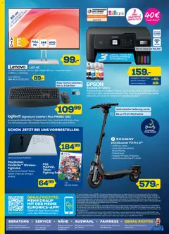Euronics Prospekt ab 29.07.2026 gültig | Seite: 12 | Produkte: Lenovo, Epson, Navigation, Maus