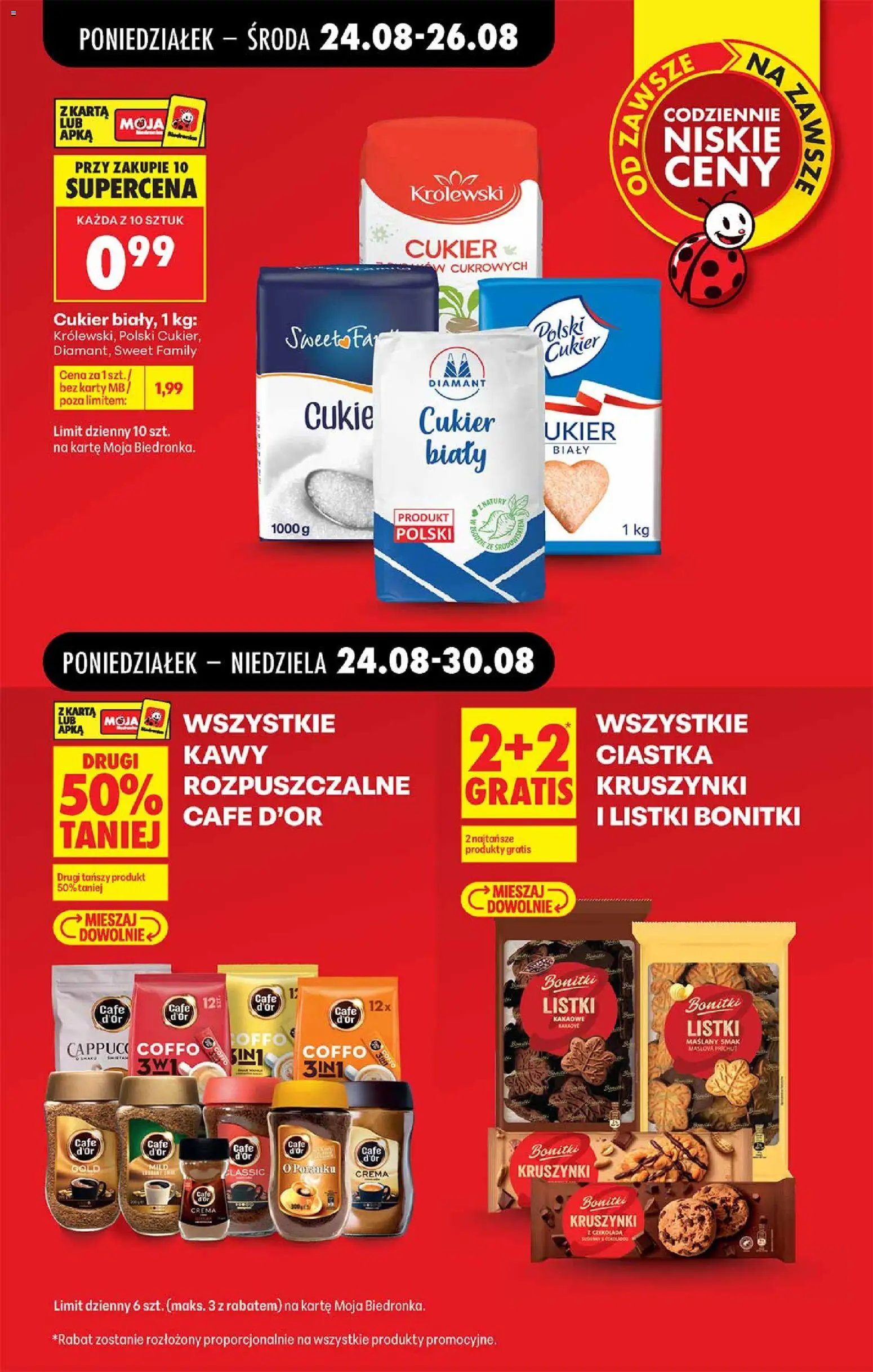 Biedronka Polsko leták od 24.08.2026 | Strana: 7 | Produkty: Crema, Karty