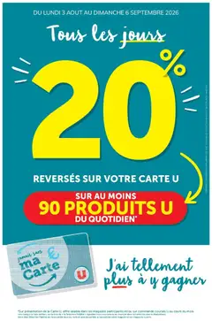U Express - Prévisualisation de U Express - Ma sélection Carte U Aout valide à partir de 03/08/2026