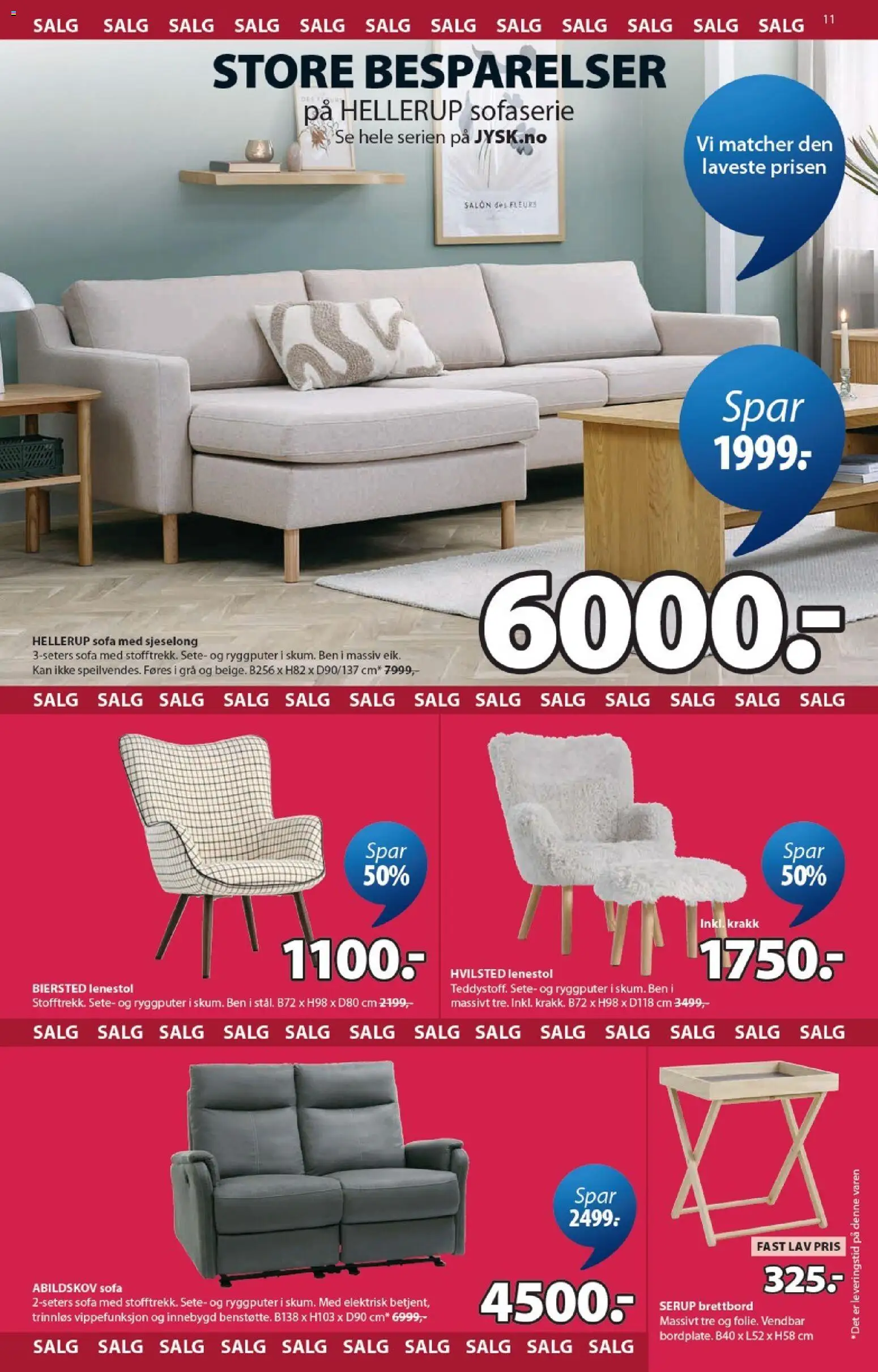 {H1} | Side: 11 | Produkter: Krakk, Lenestol, Sofa, Sjeselong