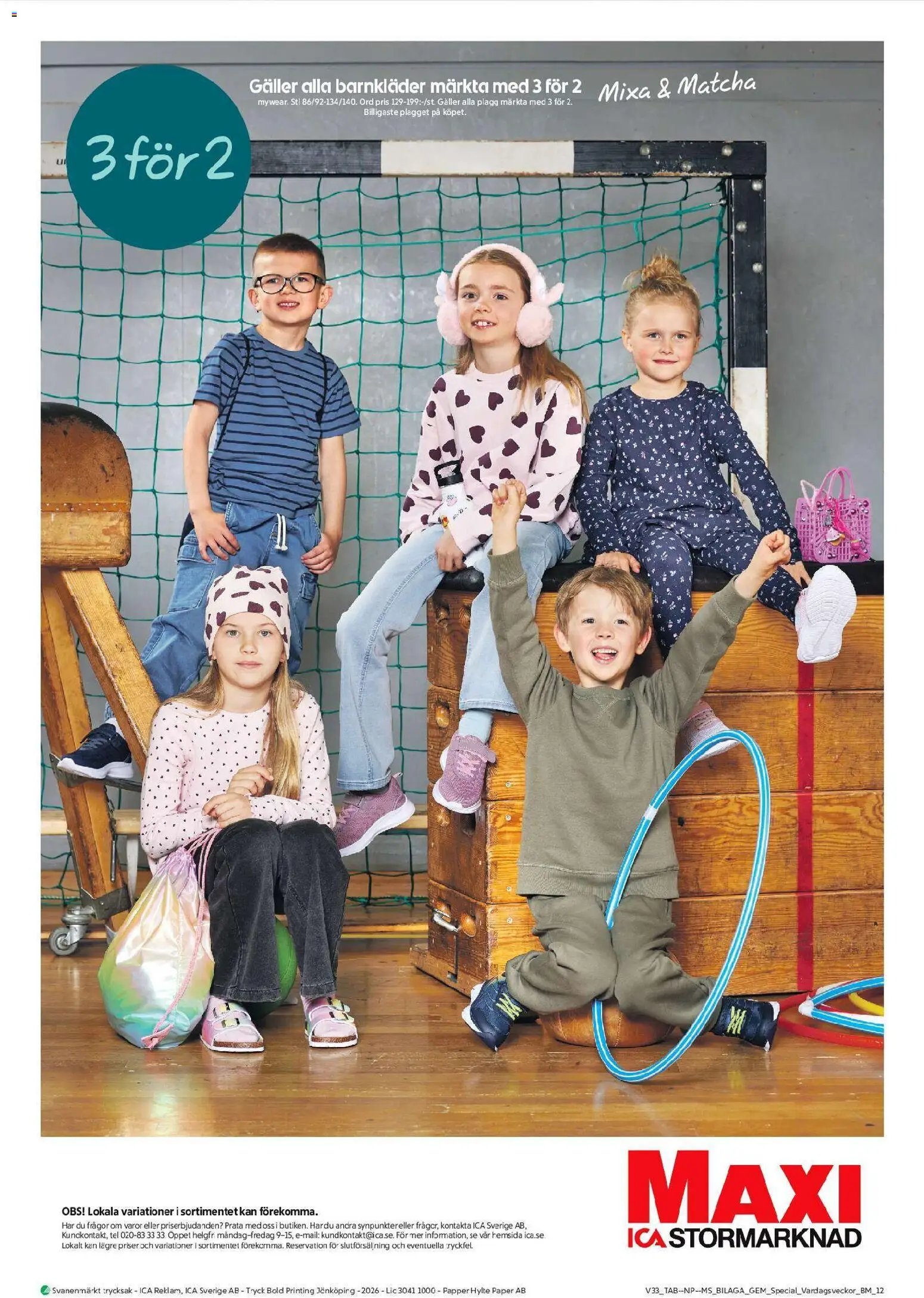 ICA Maxi reklamblad aktuell från 10/08/2026 | Sida: 27 | Produkter: Galler, Papper, Matcha