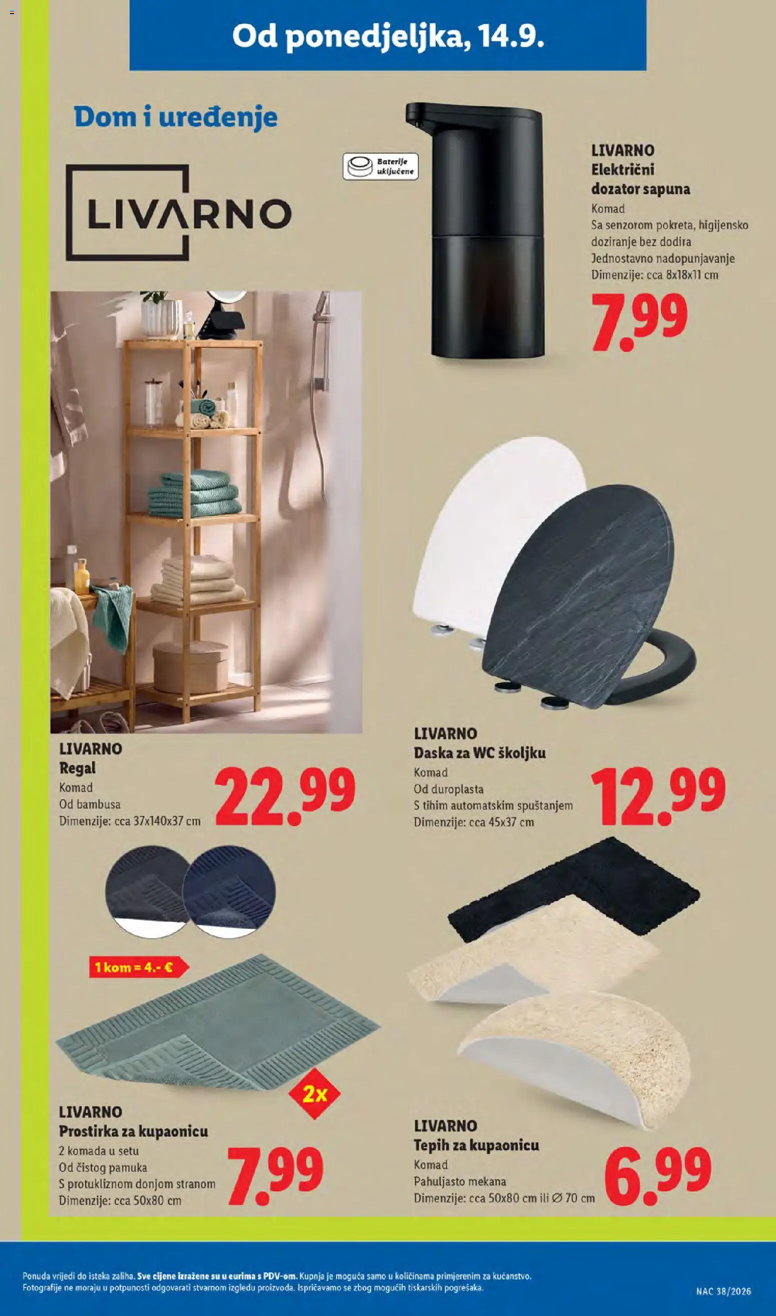 Lidl katalog | vrijedi od 14.09.2026 | Stranica: 29