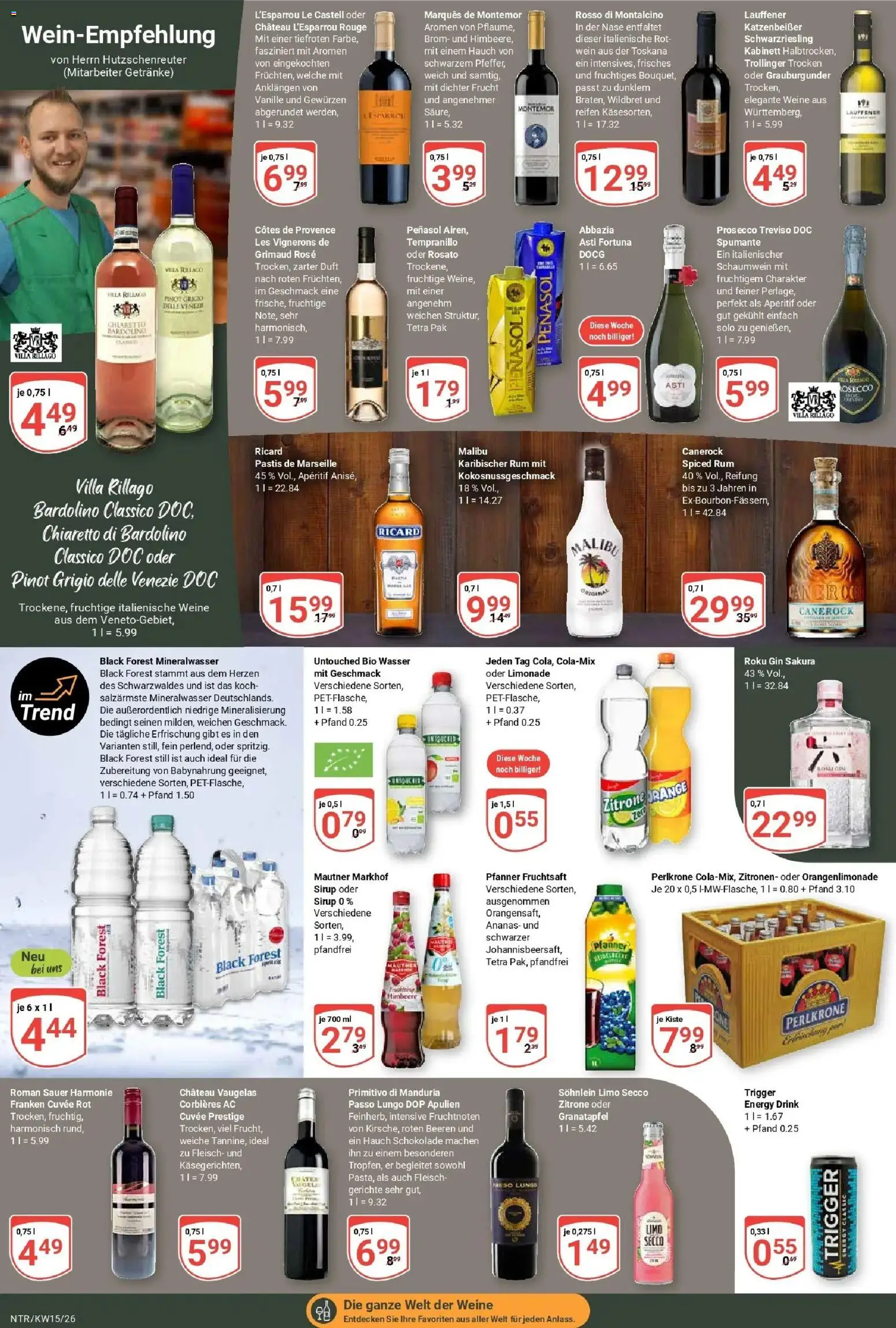 Globus prospekt Neutraubling	 – gültig ab 07.04.2026 | Seite: 14 | Produkte: Duft, Limonade, Wein, Gin