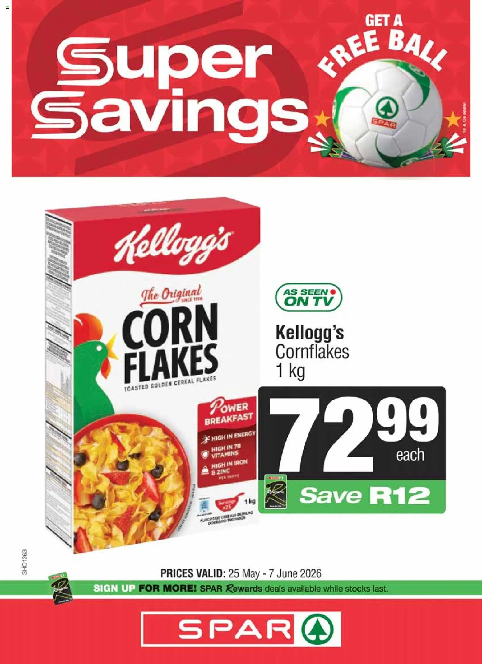 New KWIKSPAR catalogue – valid from 25.05.2026 | Page: 6 | Products: Corn, TV, Vitamins, Flakes