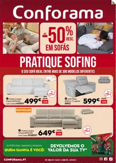 Pré-visualização Conforama folheto válido de 26.05.2026