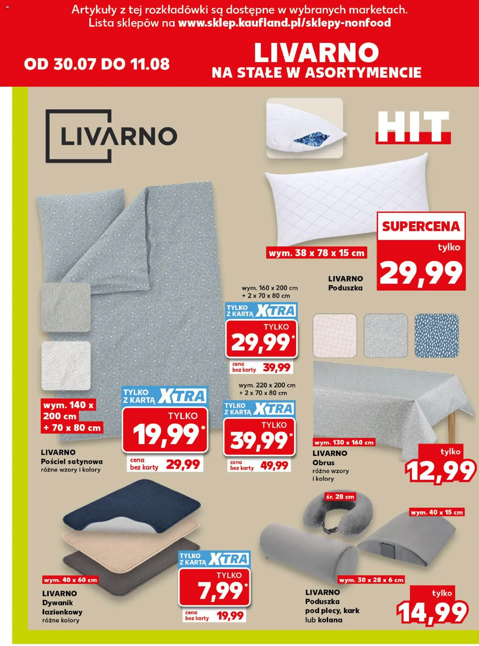 Kaufland Polsko leták - Złap okazje od 30.07.2026 | Strana: 6 | Produkty: Karty