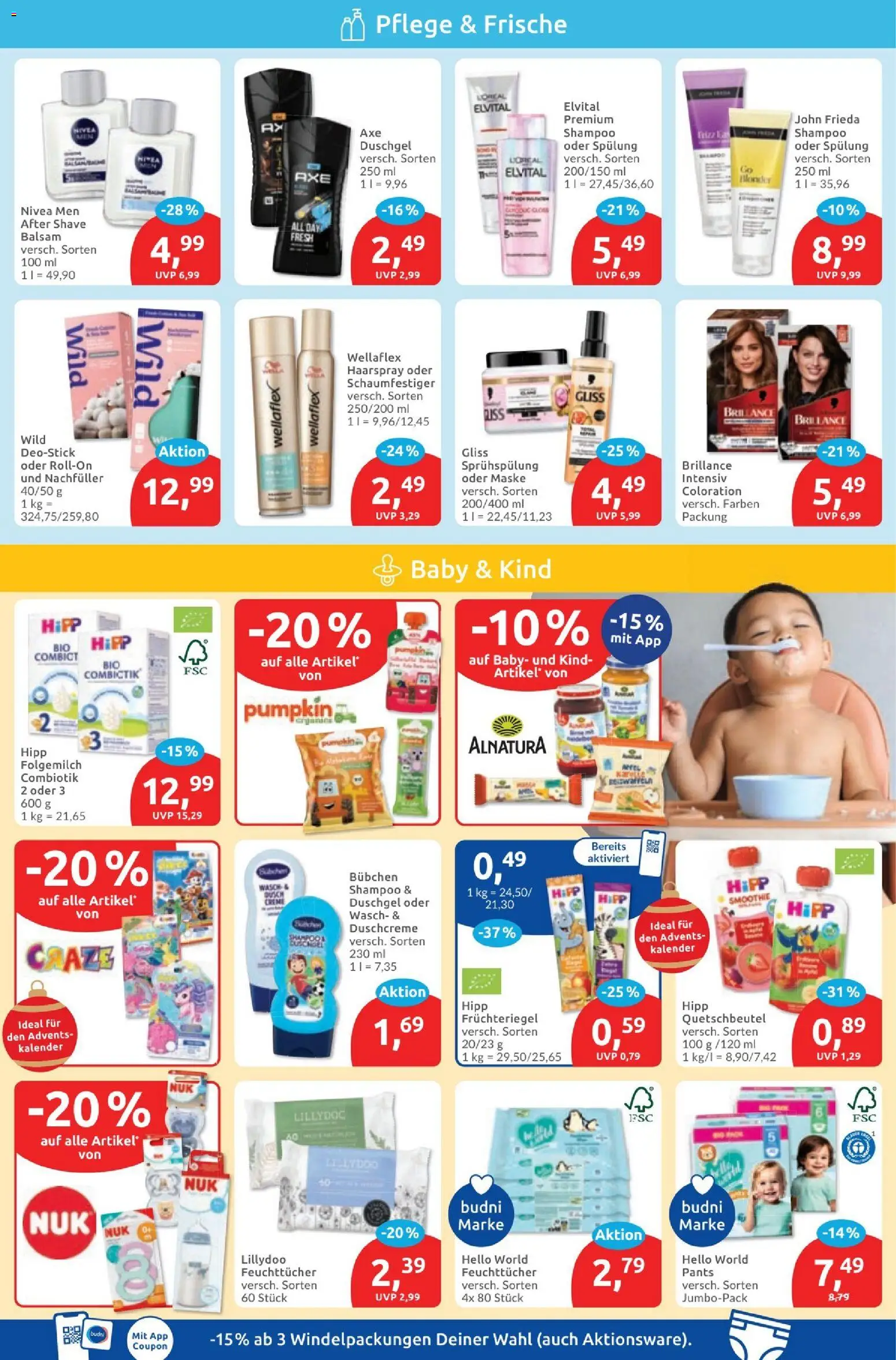 Budni Prospekt – gültig ab 02.11.2026 | Seite: 3 | Produkte: Shampoo, Haarspray, Maske, Duschgel