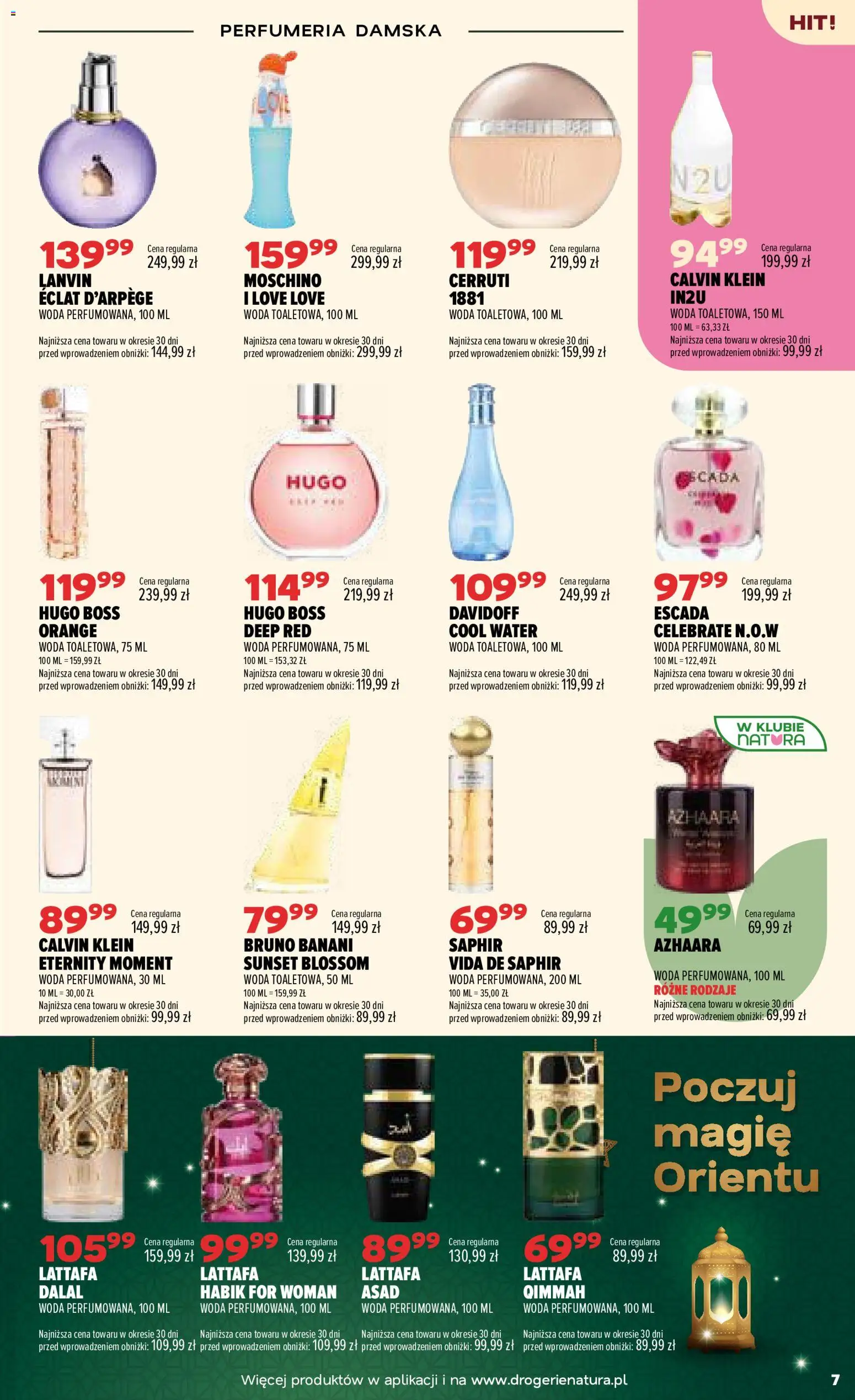 Drogerie Natura gazetka od 22.09.2026 | Strona: 7 | Produkty: Woda