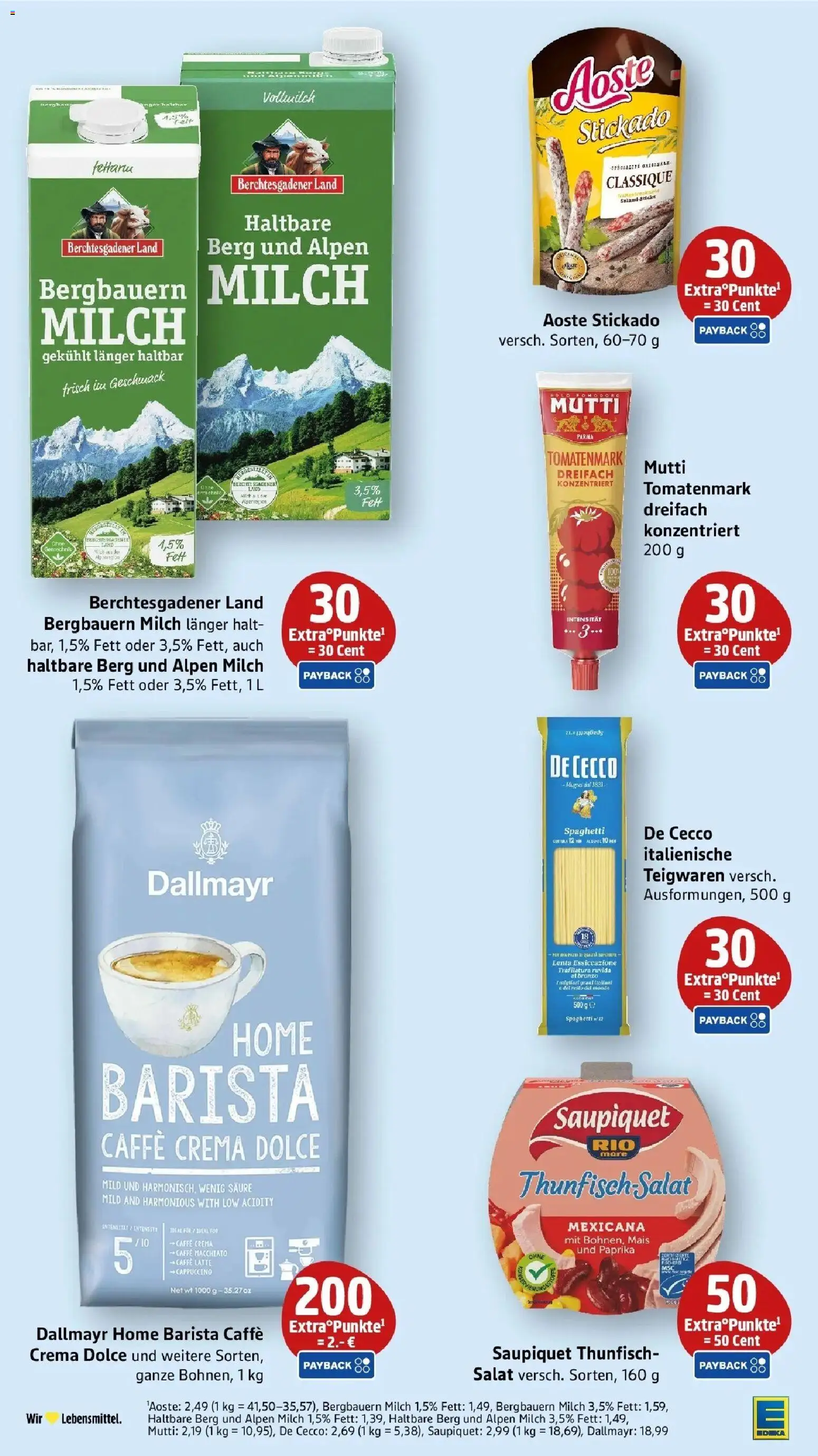 E center Prospekt Kirchheim-Teck (ab 07.09.2026) zum Blättern | Seite: 36 | Produkte: Mais, Milch 3,5%, Paprika, Salat