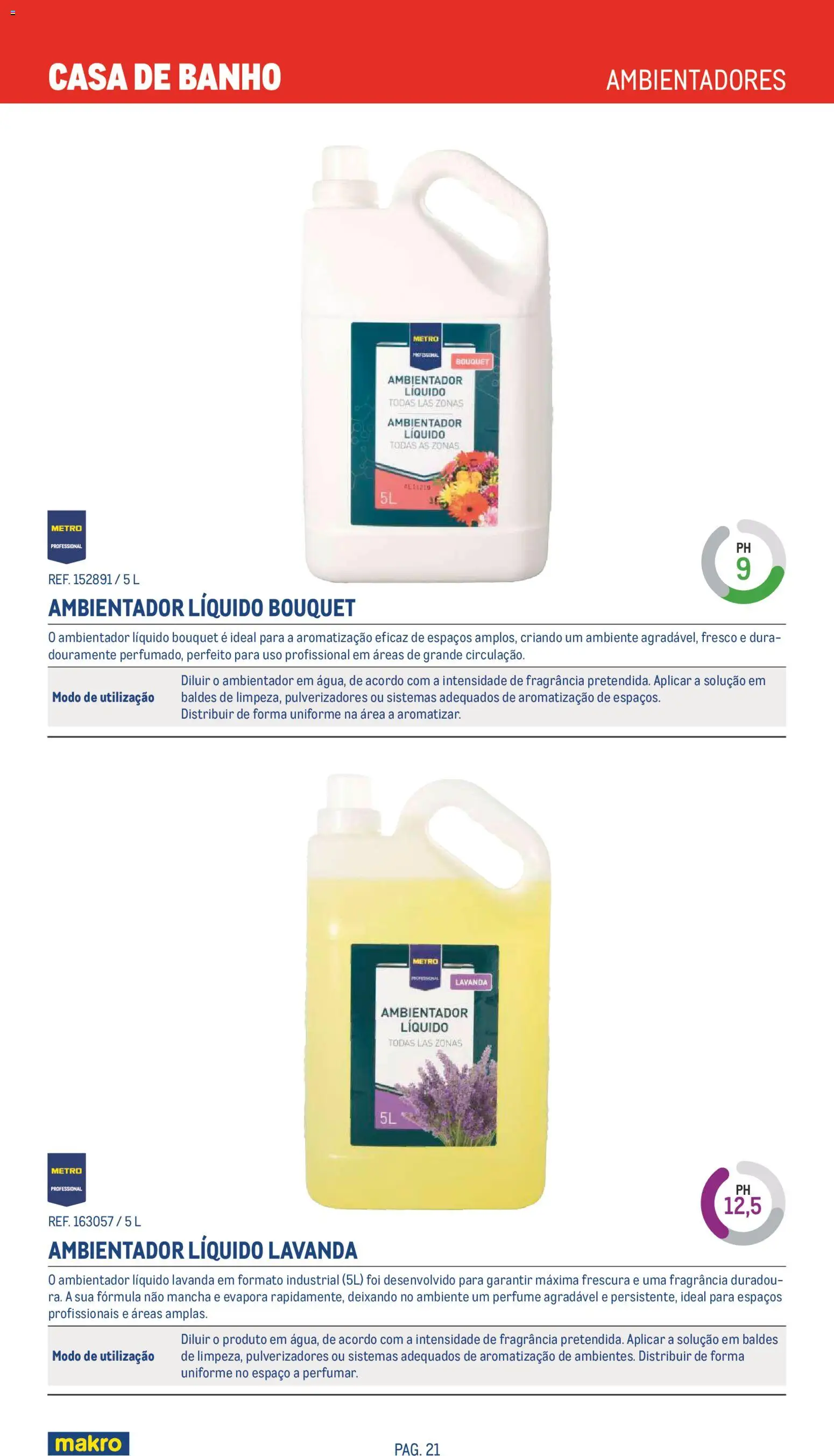 Makro Especial Limpeza 2026 │ válido de 20.05.2026 | Página: 21 | Produtos: Perfume, Fragrância, Casa de banho, Banho