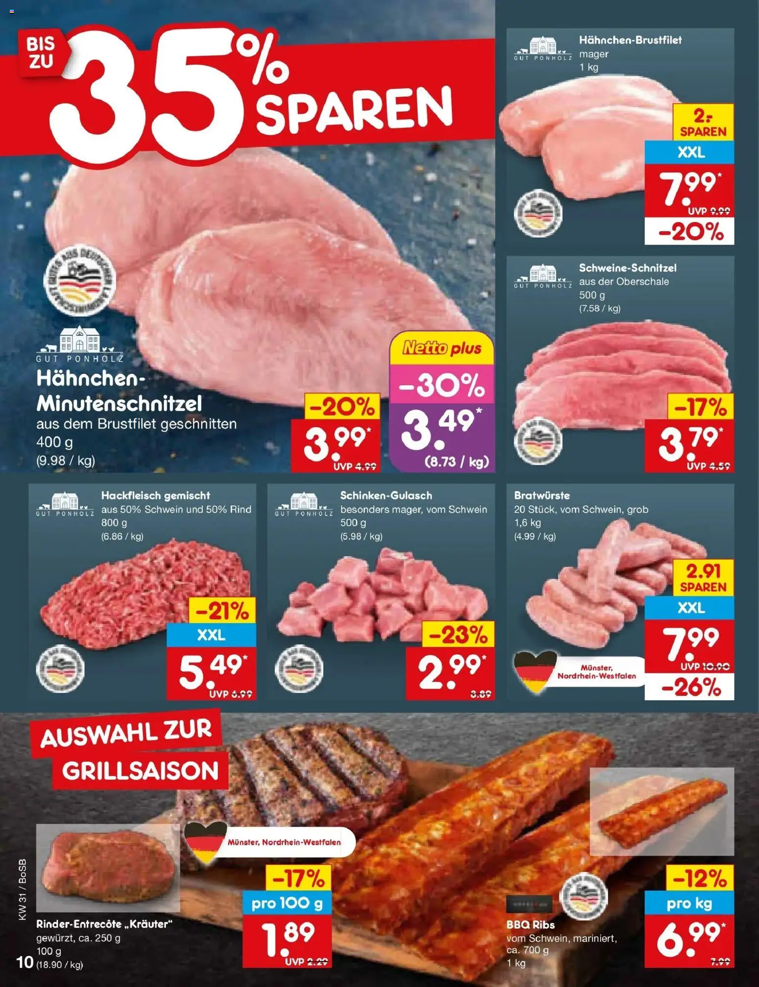 Netto Marken-Discount Prospekt Bochum – gültig ab 27.07.2026 | Seite: 16 | Produkte: Hahnchen, Hackfleisch