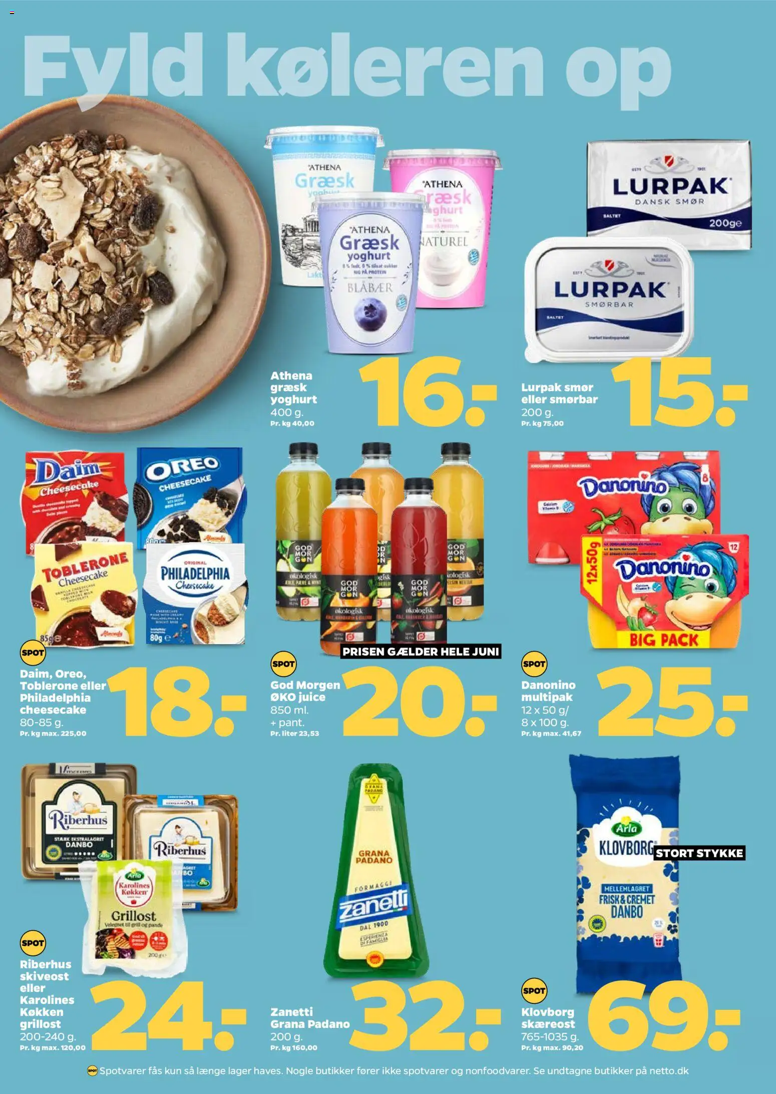 Netto tilbudsavis – gyldig fra 05.06.2026 | Side: 8 | Produkter: Blåbær, Smør, Oreo, Grill