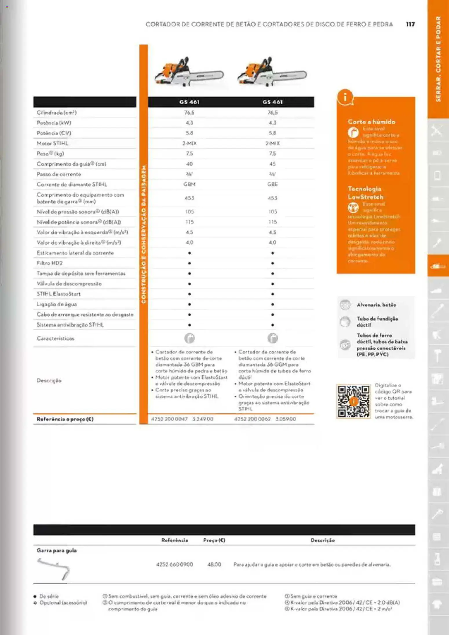 Stihl Catálogo │ válido de 07/09/2026 | Página: 117 | Produtos: Agua, Cabo, Cortador, Motosserra