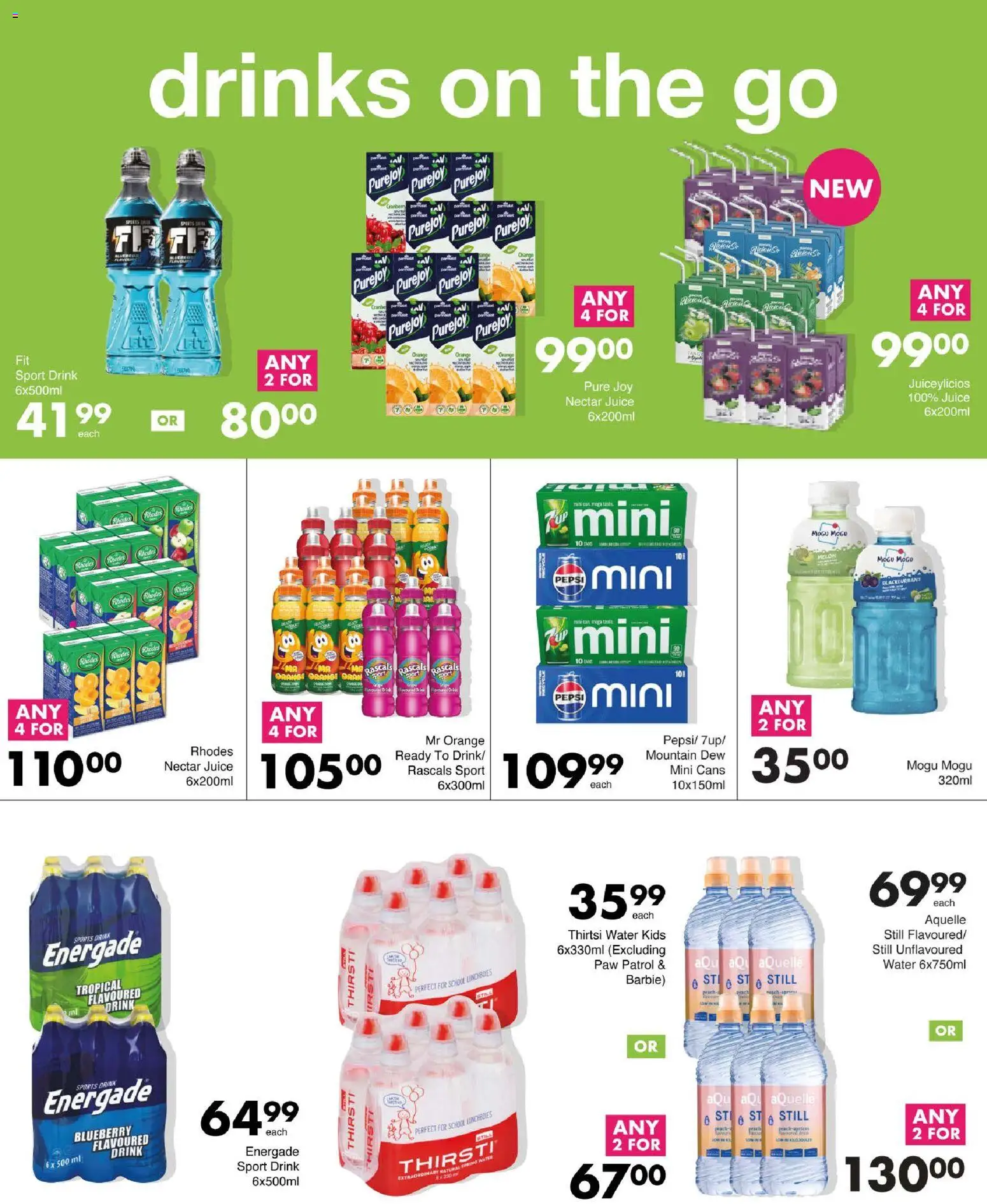 New Save catalogue – valid from 29/09/2026 | Page: 48 | Products: Juice, Water, Peach