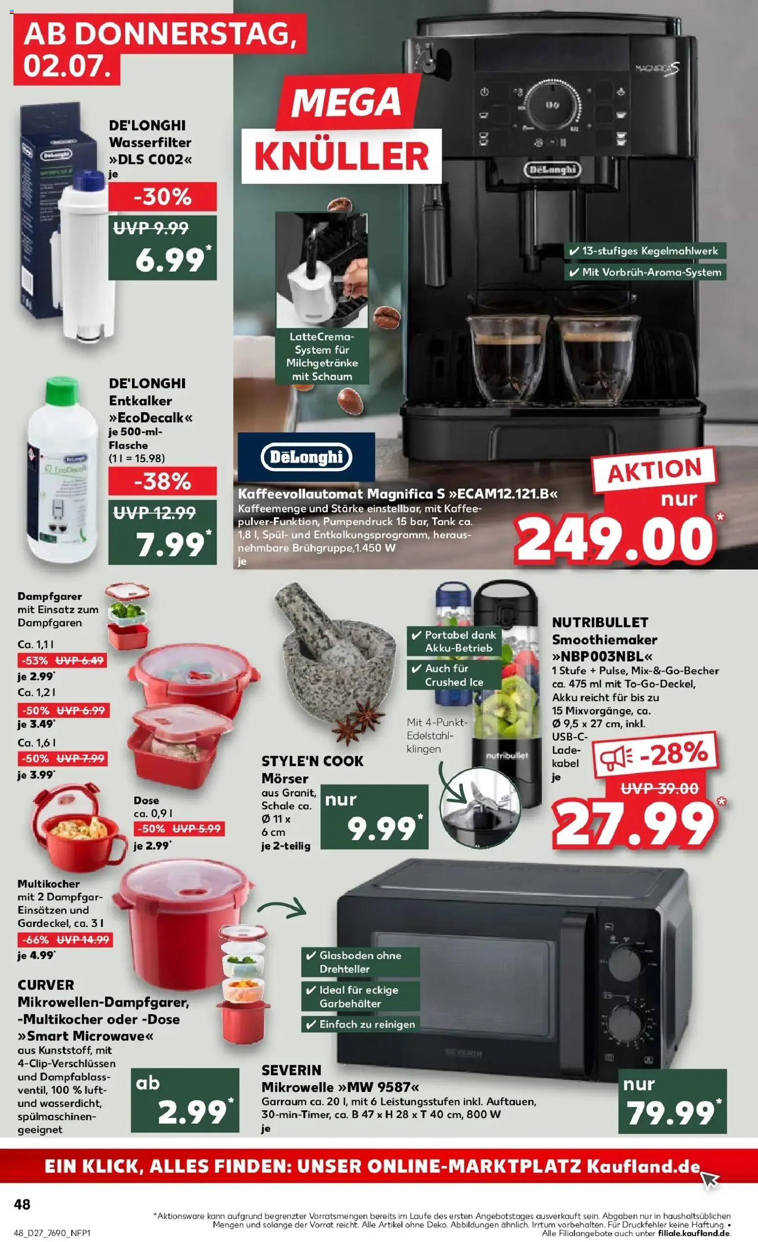 Kaufland Prospekt Landsberg Am Lech – gültig ab 29.06.2026 | Seite: 59 | Produkte: Mikrowelle, Kaffee, Kaffeevollautomat, Multikocher