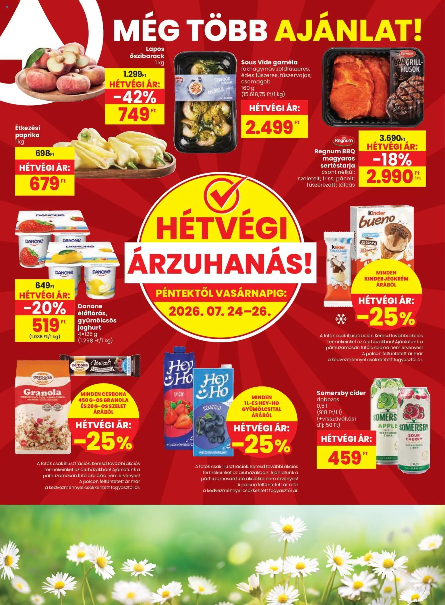 Spar akciós ujság - amely érvényes a következő dátumtól: 2026.07.23. | Oldal: 20 | Termékek: Sertéstarja, Gyümölcsital, Eper, Só