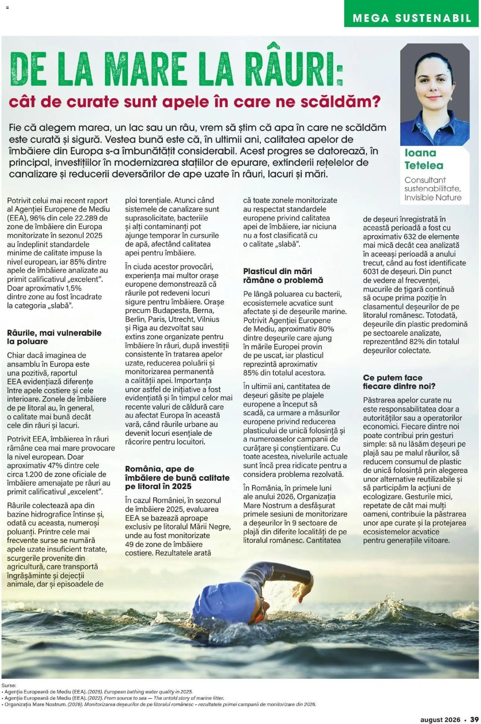 Noul catalog Mega Image – valabil de la 30.07.2026 | Pagină: 39 | Produse: Apă