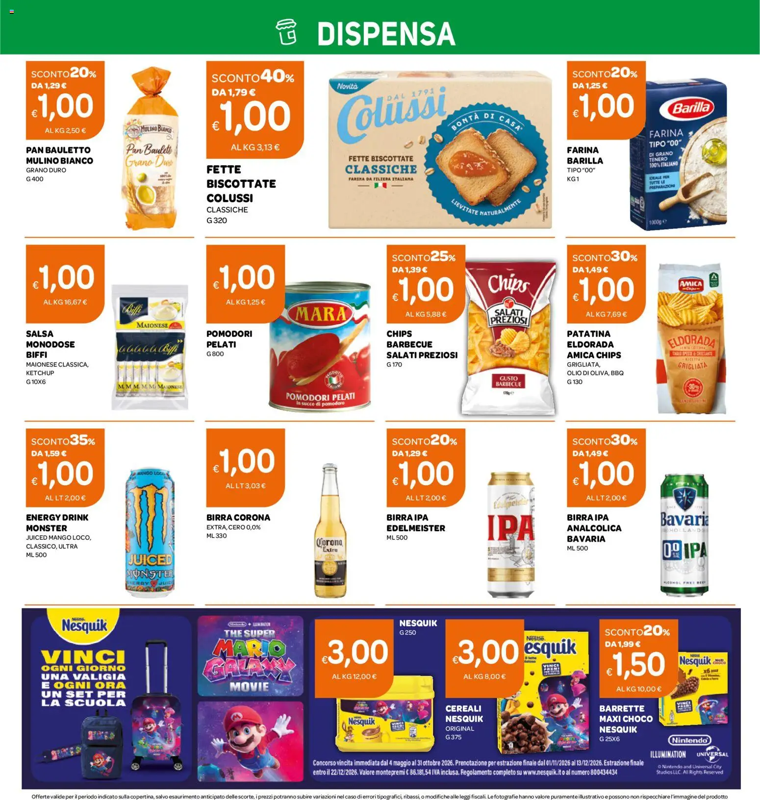 Volantino Ekom del 25/08/2026 | Pagina: 2 | Prodotti: Ketchup, Mango, Pomodori, Fette biscottate