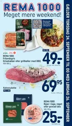 Rema 1000 - Uge 39 Indstik - Meget mere weekend gyldig fra 24/09/2026