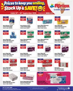 Africa Cash & Carry specials catalogue – valid from 10/09/2026 | Page: 71