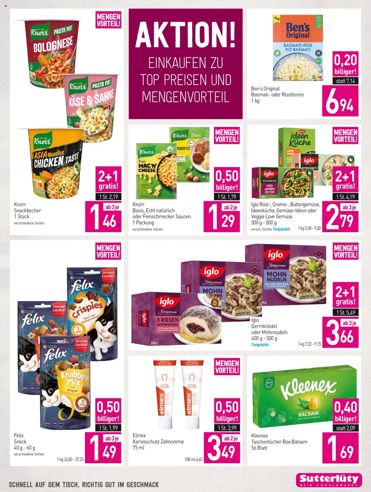 Sutterlüty Mein Ländlemarkt gültig ab 12.10.2026 | Seite: 7 | Produkte: Pasta, Gemüse, Kürbis, Käse