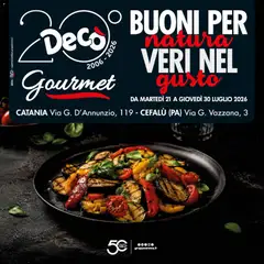 Anteprima del volantino Decò volantino Gourmet Sicilia valido a partire dal 21/07/2026
