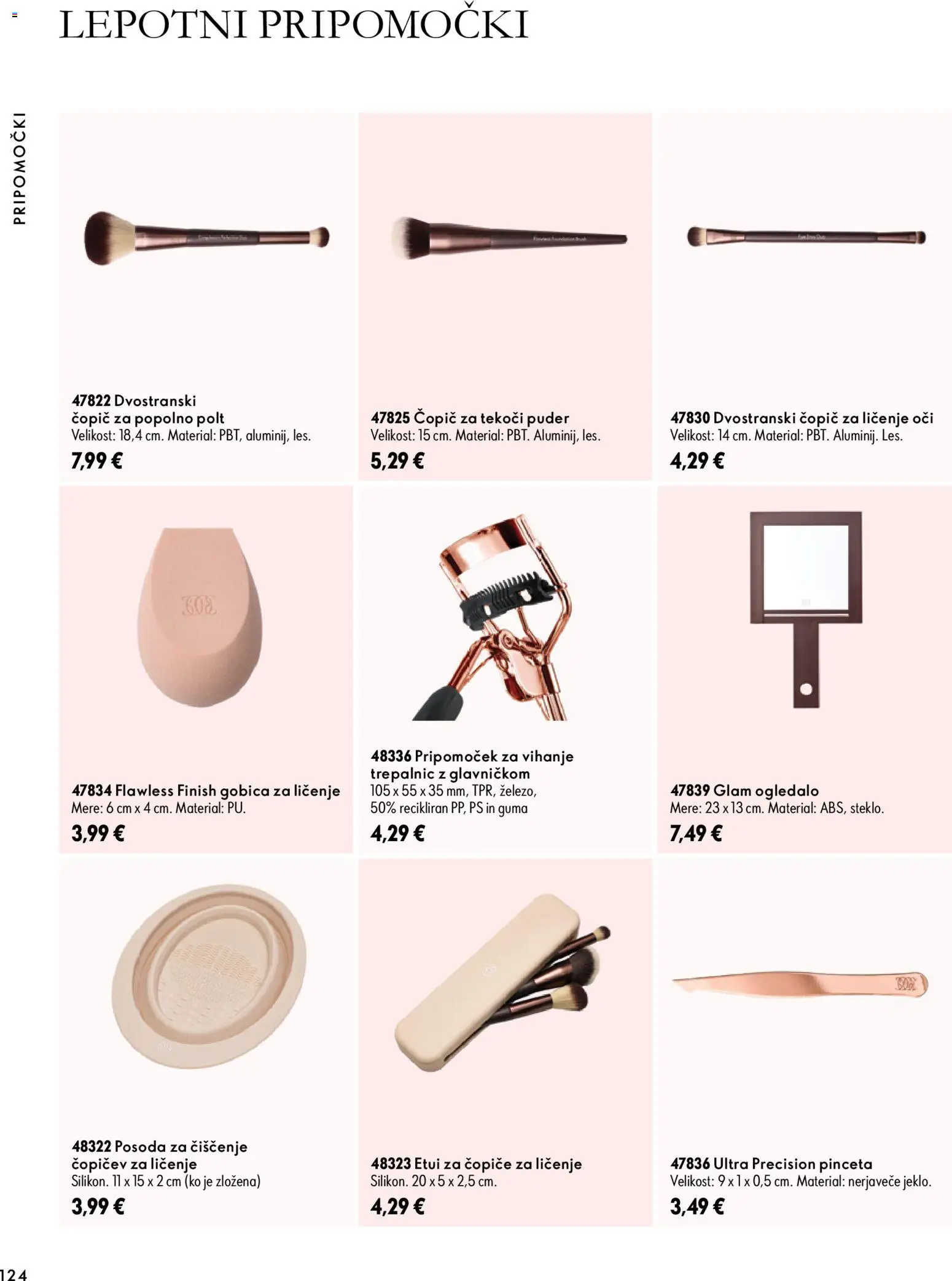 Novi Oriflame katalog ponudbe – veljaven od 07.10.2026 | Stran: 124 | Izdelki: Ogledalo, Puder, Copic, Gobica