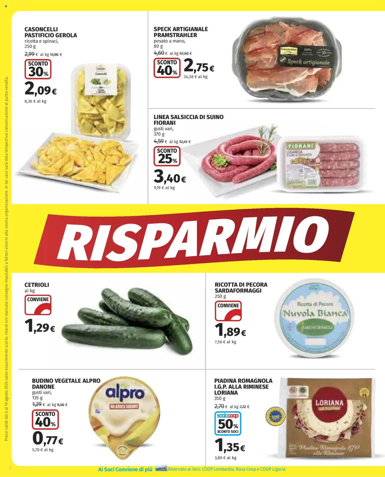 Volantino COOP del 06/08/2026 | Pagina: 2