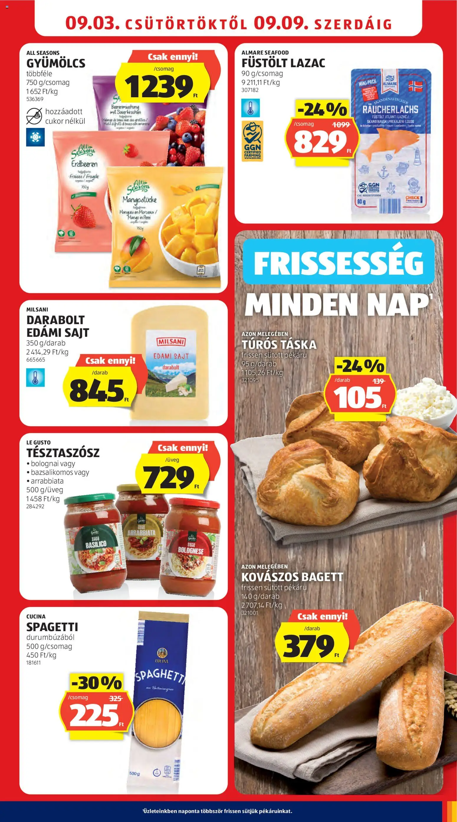 Aldi akciós ujság - amely érvényes a következő dátumtól: 2026.09.03. | Oldal: 11