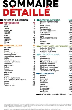 Sport 2000 - Prévisualisation de Sport 2000 Brochure 2026/2027 valide à partir de 01.01.2026 | Page: 6 | Produits: Table, Jeux, Gants