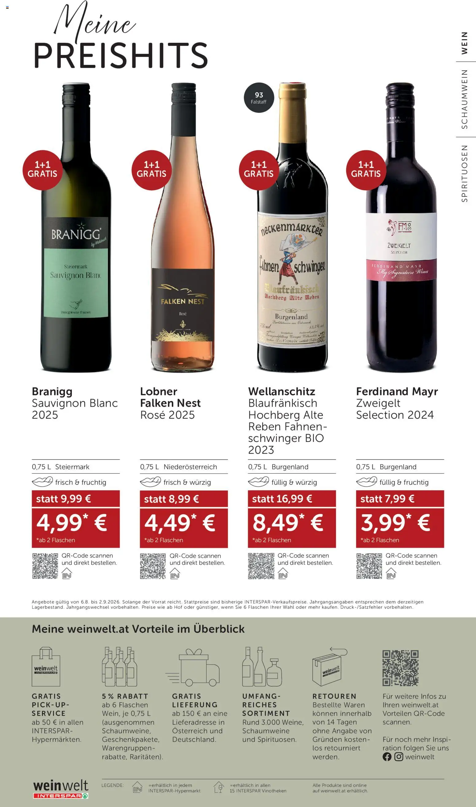Interspar Wein Welt gültig ab 06.08.2026 | Seite: 24 | Produkte: Wein