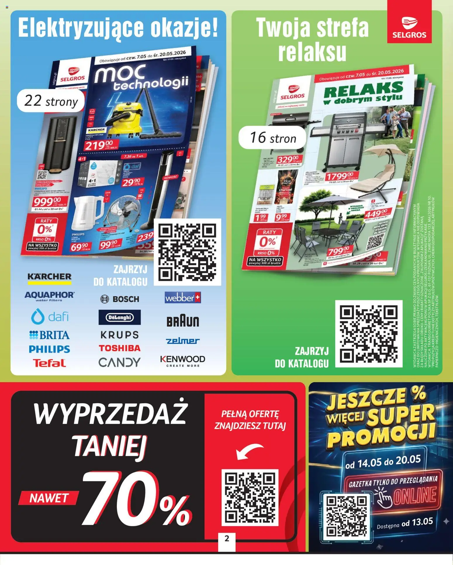 Selgros cash&carry gazetka - Oferta przemysłowa od 07.05.2026 | Strona: 2 | Produkty: Tefal