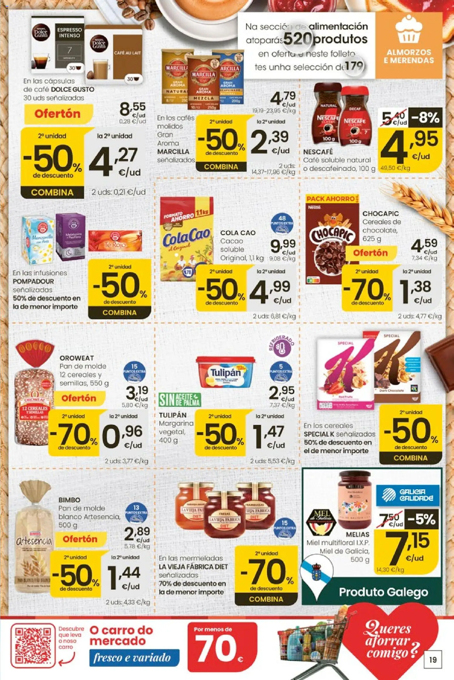 Eroski Ofertóns de verán │ válido desde el 28.05.2026 | Página: 19 | Productos: Ψηφιακή κάμερα, Café, Μηχανή καφέ, Φρυγανιές σικάλεως