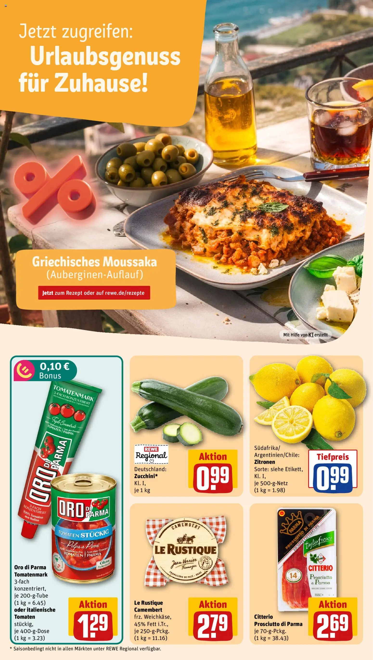 Rewe ihr Kaufpark Prospekt – gültig ab 31.08.2026 | Seite: 20 | Produkte: Tomaten, Oro di parma, Camembert, Zitronen