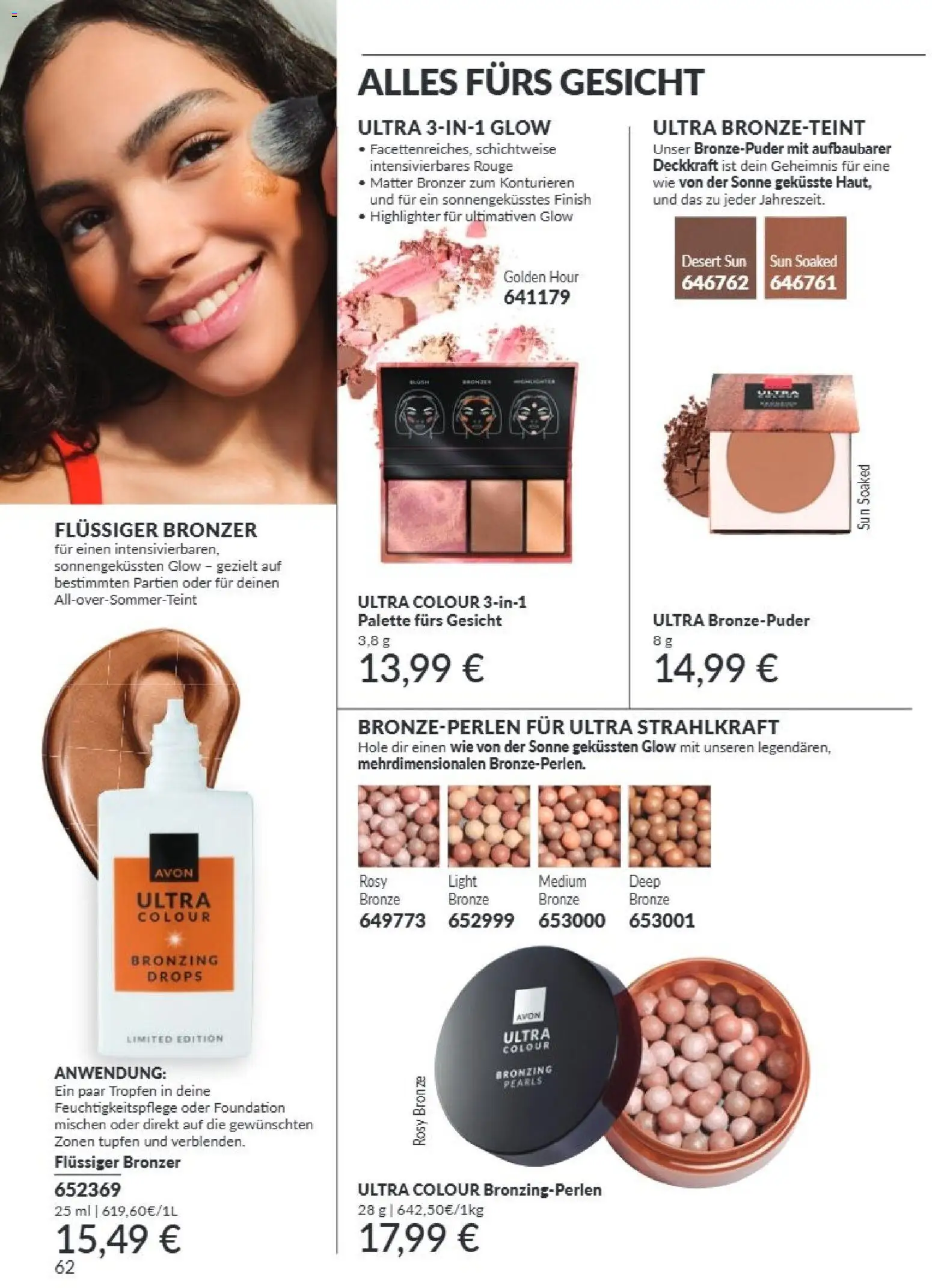 AVON Katalog September 2026 – gültig ab 01.09.2026 | Seite: 58 | Produkte: Bronzer, Rouge, Finish, Highlighter
