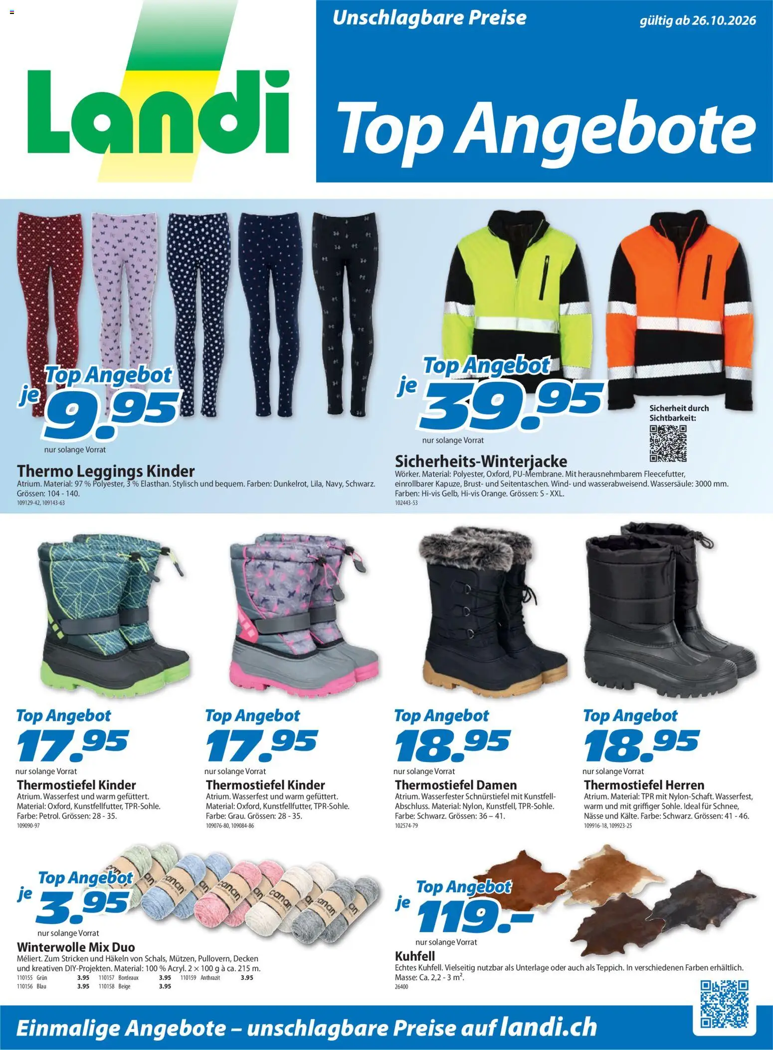 Landi ( Deaktivovane pre Letakomat )  aktionen – gültig ab 26.10.2026 | Seite: 17 | Produkte: Leggings, Top