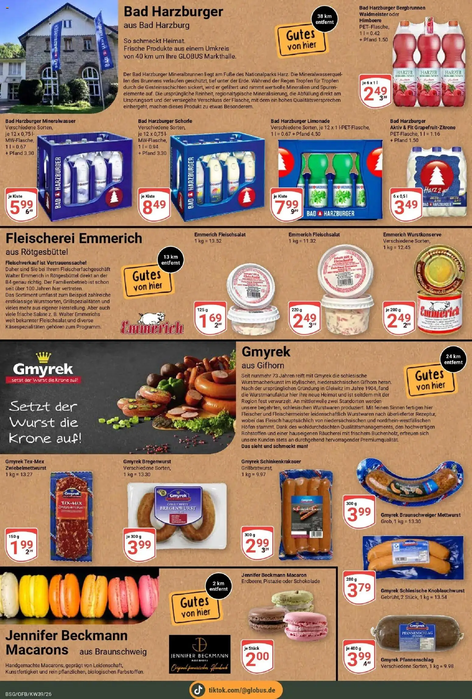 Globus Prospekt Braunschweig (ab 21.09.2026) » Angebote online | Seite: 24 | Produkte: Bad, Limonade, Wurst, Himbeere