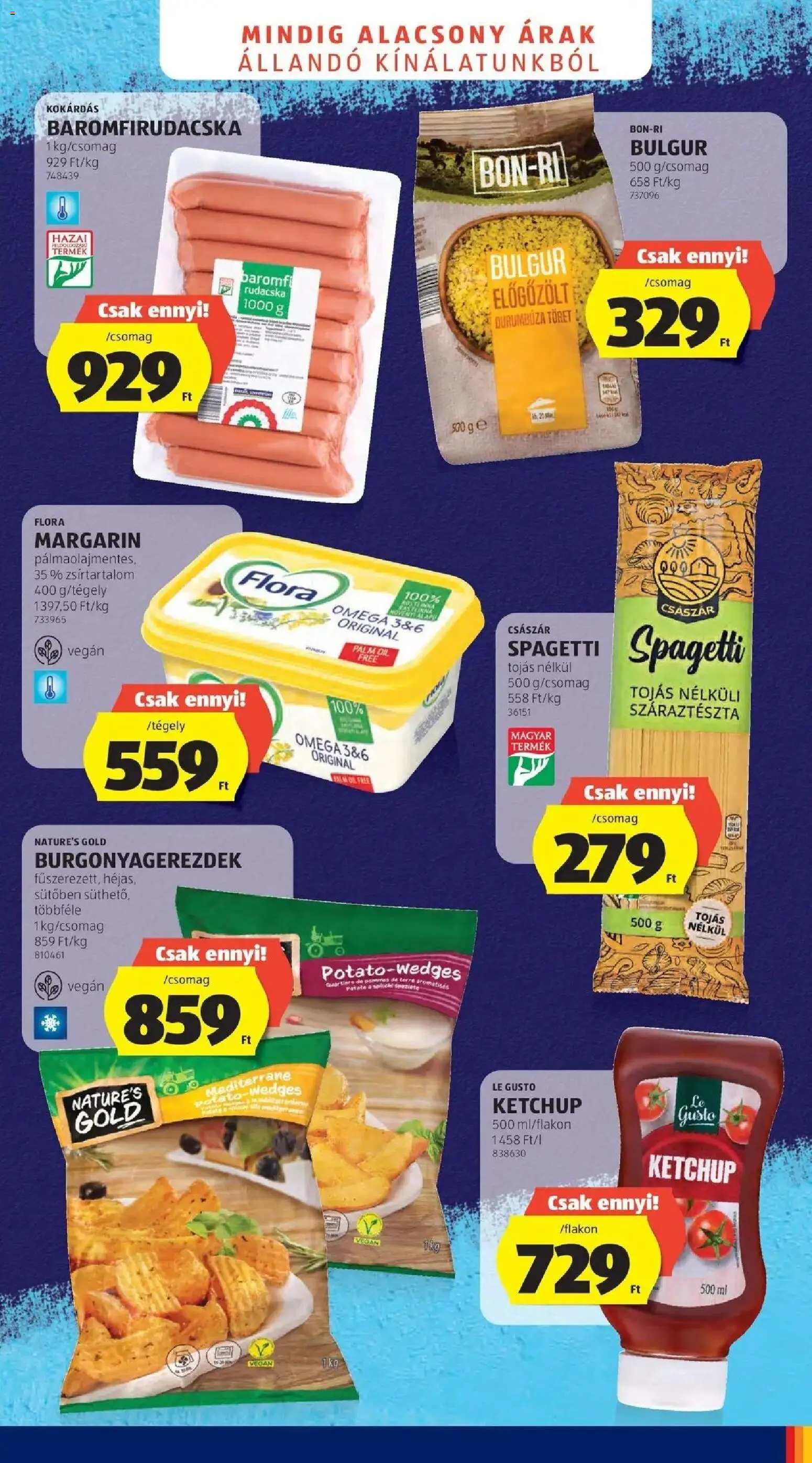 Aldi akciós ujság - amely érvényes a következő dátumtól: 28.05.2026 | Oldal: 3 | Termékek: Margarin, Bulgur, Vegán, Száraztészta