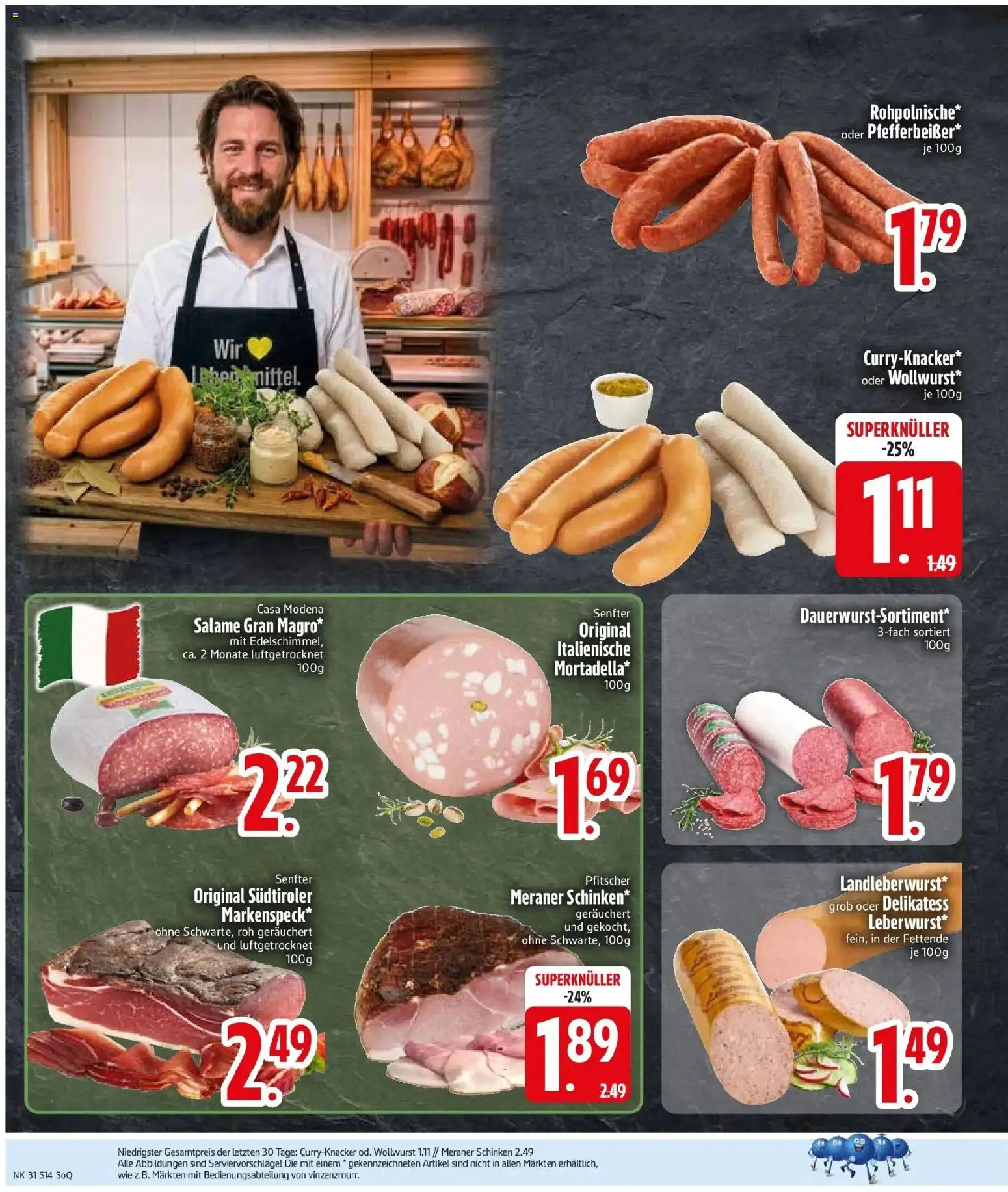 Edeka prospekt Wolfratshausen – gültig ab 27.07.2026 | Seite: 16 | Produkte: Schinken