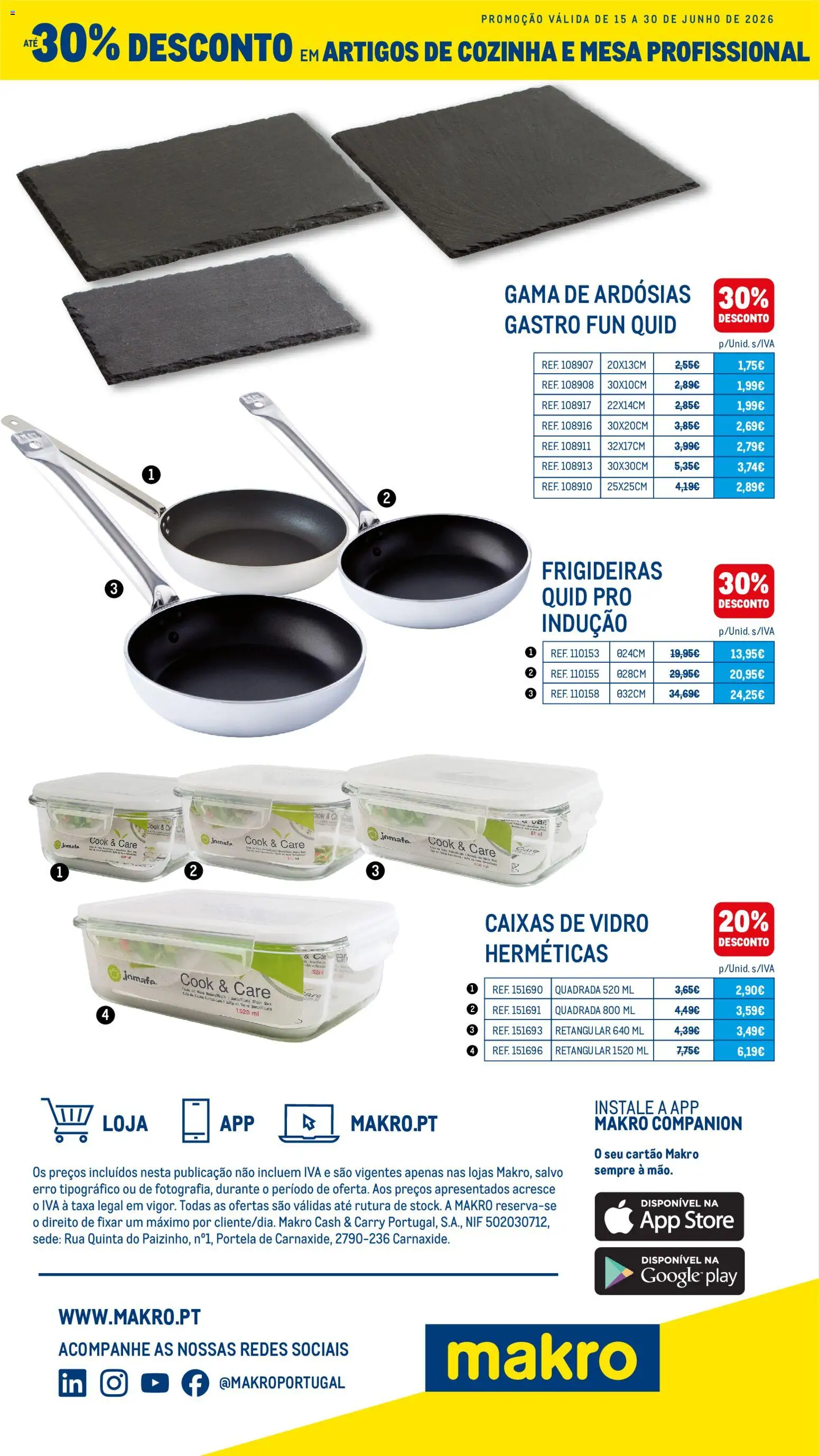 Makro Especial Artigos de Cozinha e Mesa Descontos até 30 │ válido de 15.06.2026 | Página: 2 | Produtos: Mesa