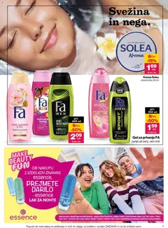 Mercator katalog akcije – veljaven od 26.08.2026 | Stran: 7 | Izdelki: Med, Gel za prhanje, Lak za nohte, Lak