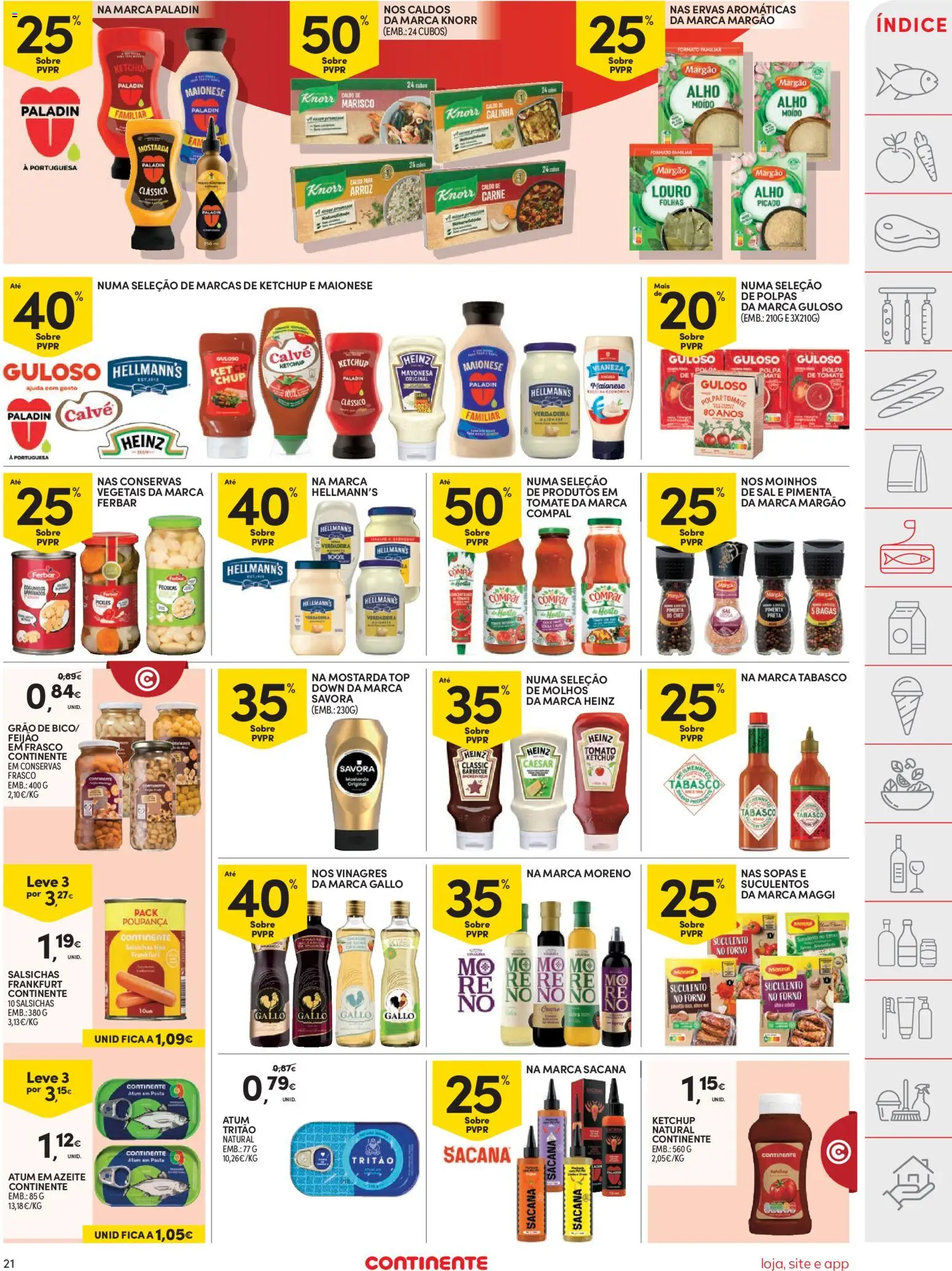 Continente folheto │ válido de 23/06/2026 | Página: 23 | Produtos: Azeite, Carne, Tomate, Ketchup