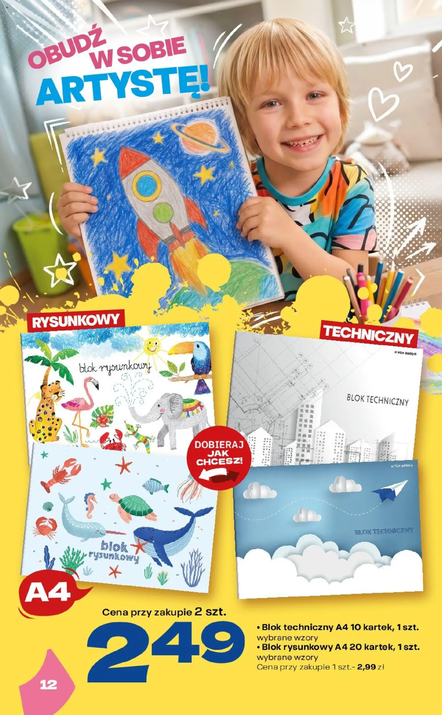 Twój Market gazetka - Katalog szkolny od 20.07.2026 | Strona: 12 | Produkty: Top