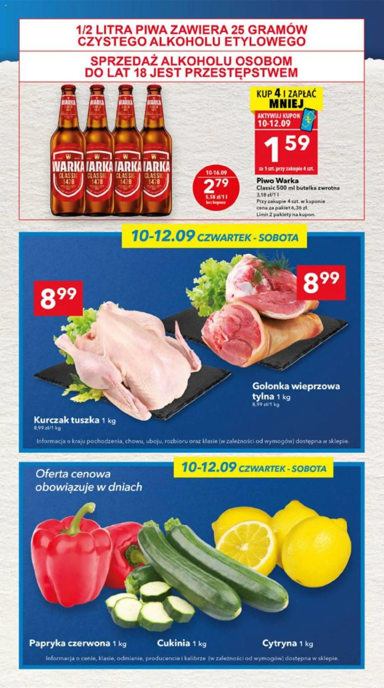 Lewiatan gazetka - Lublin od 10.09.2026 | Strona: 3 | Produkty: Cytryna, Kurczak, Cukinia, Papryka czerwona