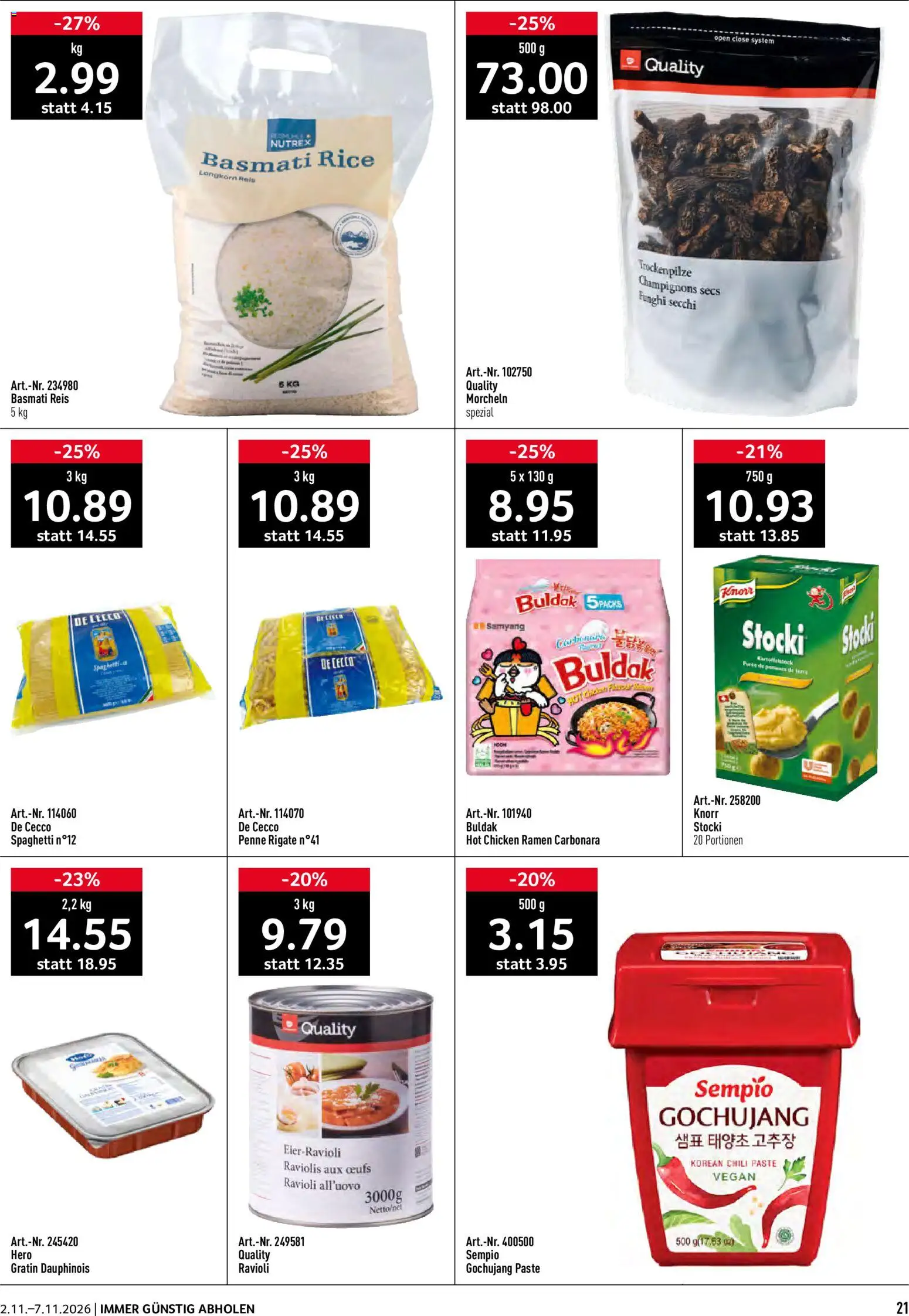 Prodega aktionen – gültig ab 02.11.2026 | Seite: 21