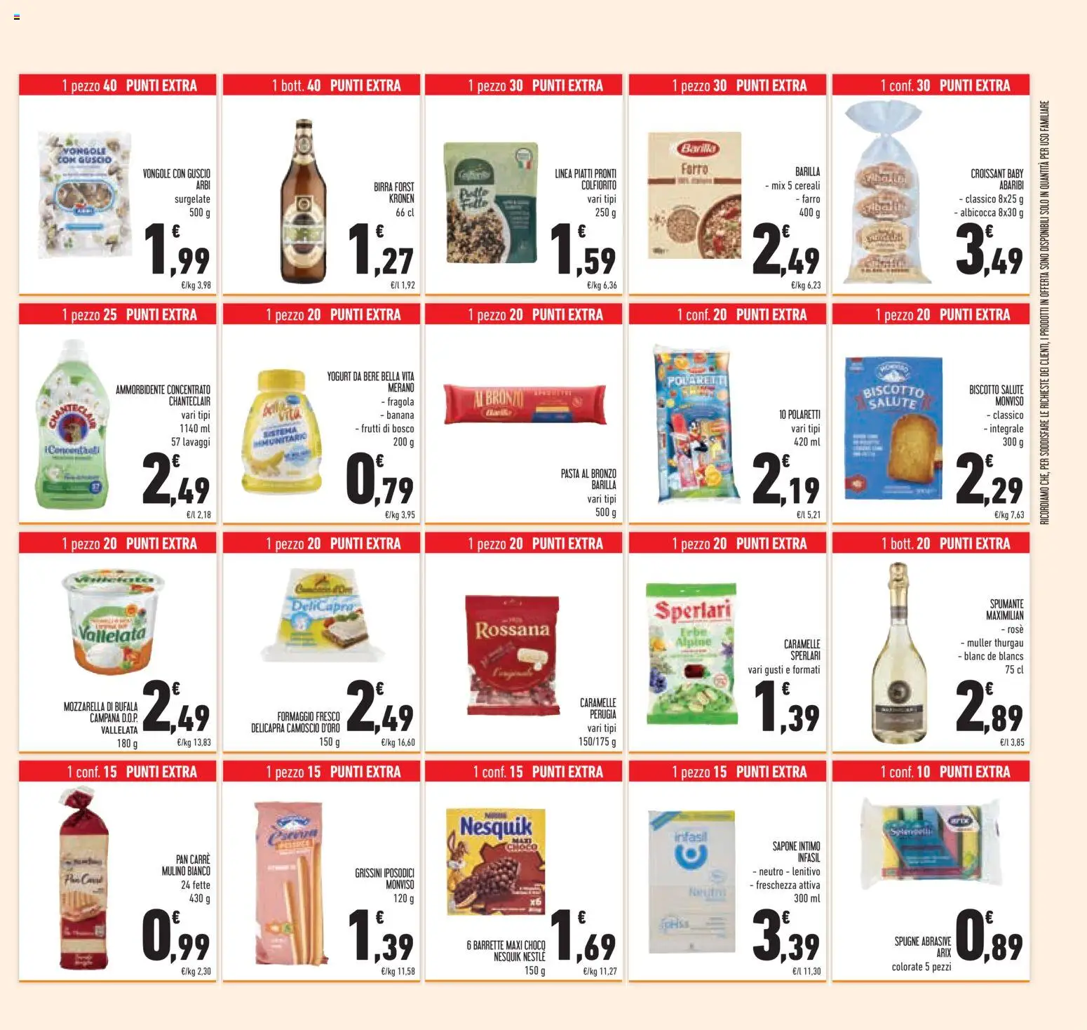 Volantino Conad del 17.06.2026 | Pagina: 45 | Prodotti: Ammorbidente, Caramelle, Cereali, Formaggio